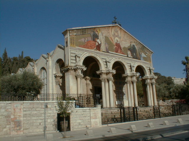 La basilique  de Gethsémani ou église de toutes les nations